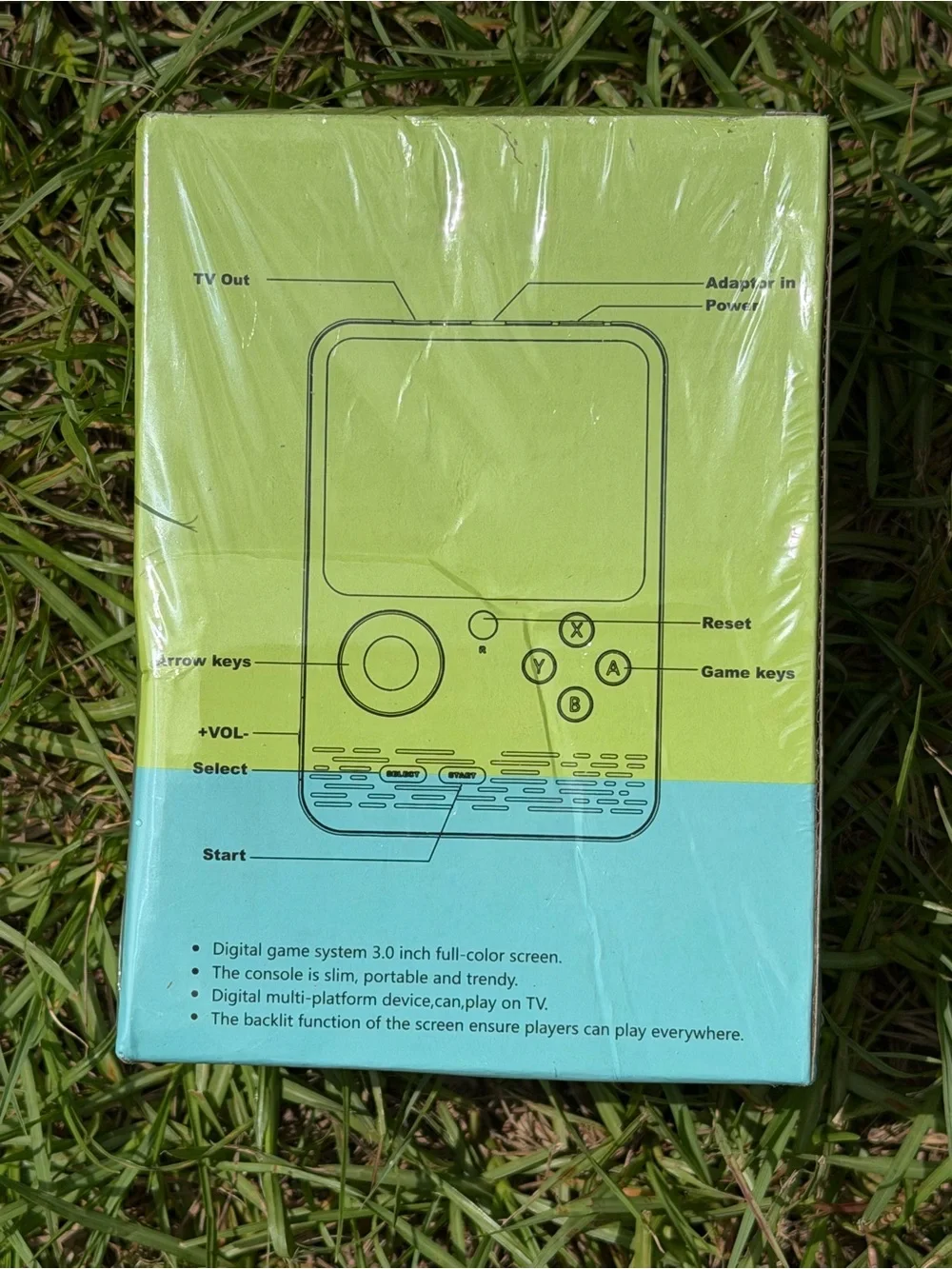 Handheld Game Console - Yellow Green